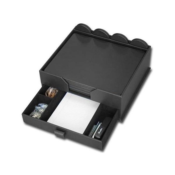 Dacasso D1058 Black Leather 23-Piece Conference Room Set with Integrated Organizer, Dacasso, Mfr#: D1058